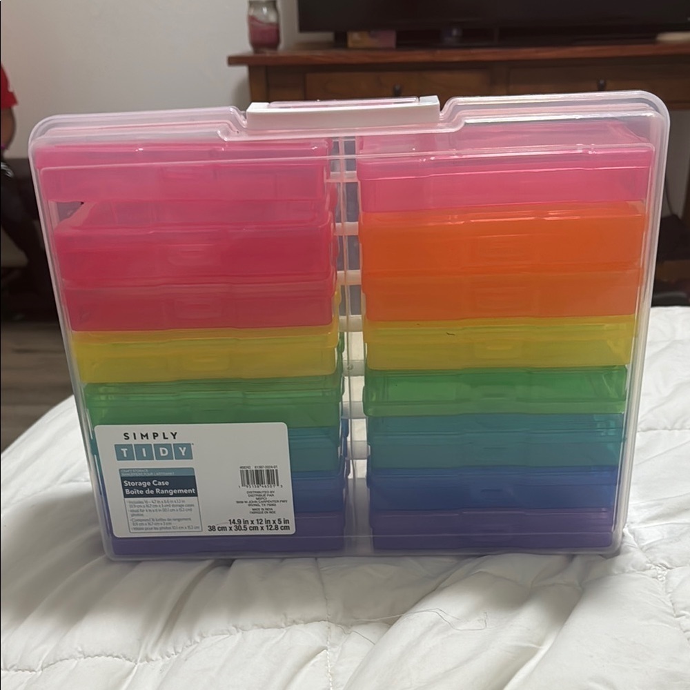 Multicolor storage boxes